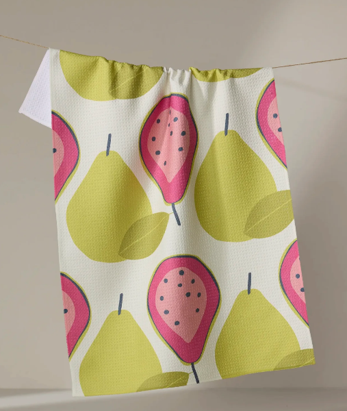 Guava Groove Tea Towel