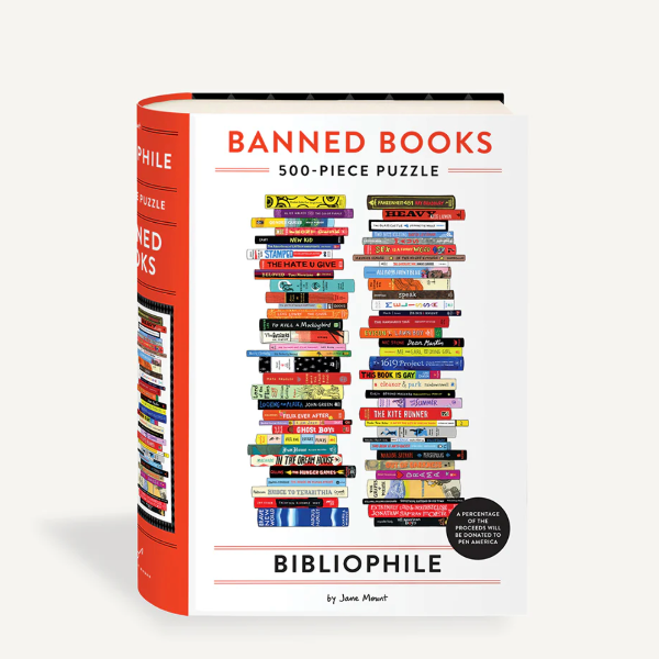 Bibliophile Banned Books 500-Piece Puzzle