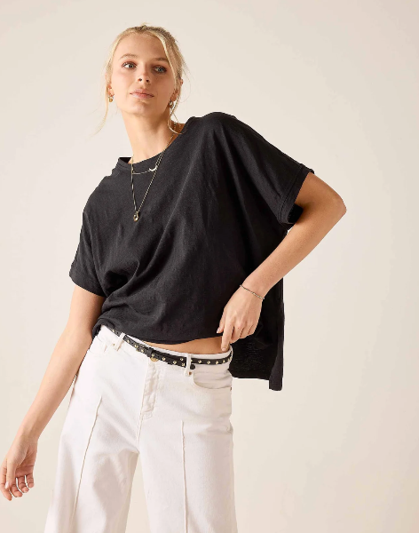 Catalina Short-Sleeve Tee, Black