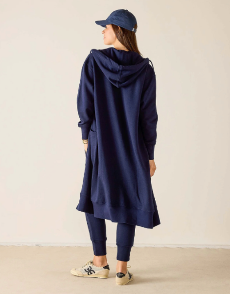Frenchie Full Zip Maxi Hoodie