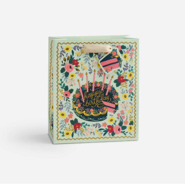 Floral Cake Gift Bag