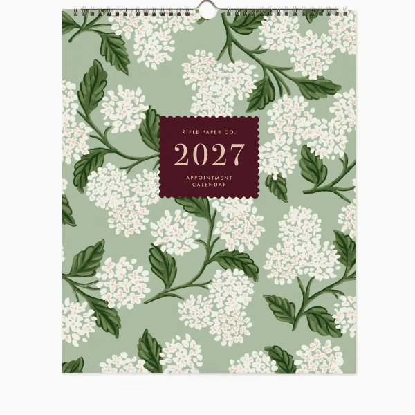 2027 Floral Appointment Calendar