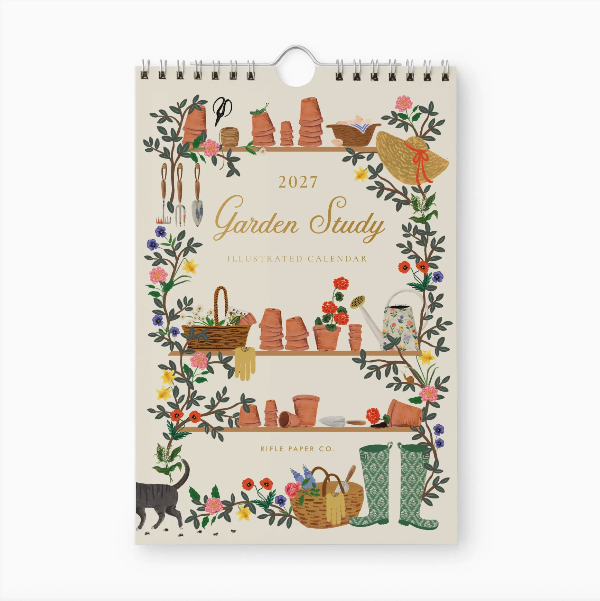2027 Garden Study Kitchen Calendar (6x9)