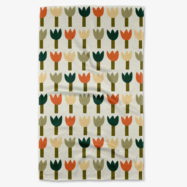 Tulip Row Tea Towel