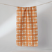Pumpkin Check Bar Towel