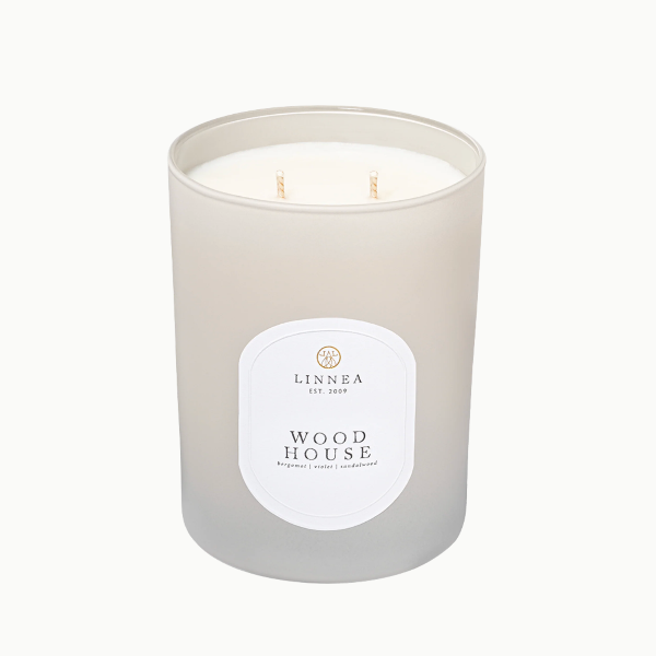 Wood House 2-Wick Candle
