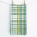 Green Plaid Tea Towel