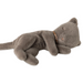 Small Sleeping Kitten Plush in Grey