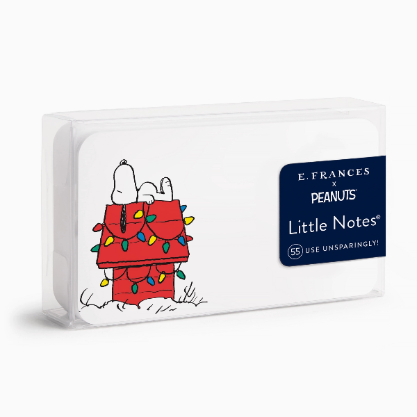 E. Frances X Peanuts® Snoopy Holiday Dog House Little Notes®