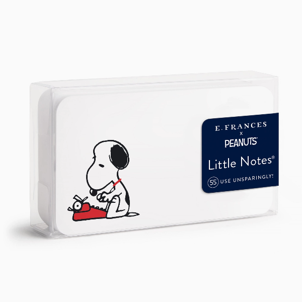 E. Frances X Peanuts® Snoopy Typing Little Notes