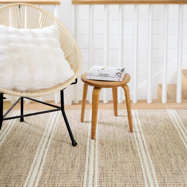 Malta Natural Handwoven Wool Rug