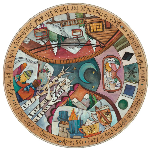 First Tracks Winter Limited Edition Lazy Susan