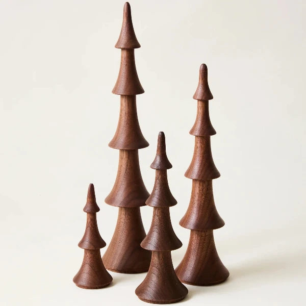 Crafted Woodland Fir Tree in Walnut