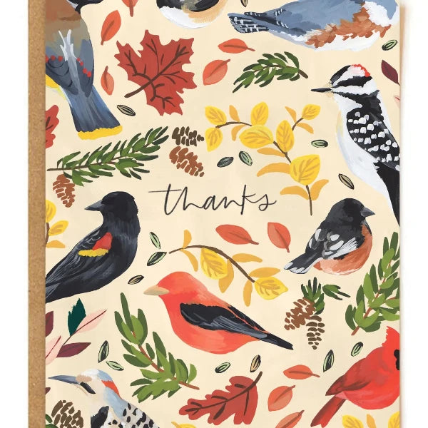 Birds Thank You Card