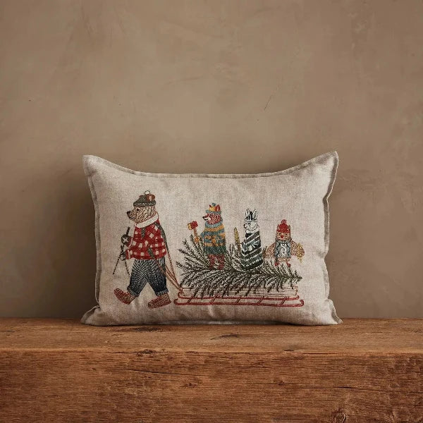 Christmas Tree Sled Pillow