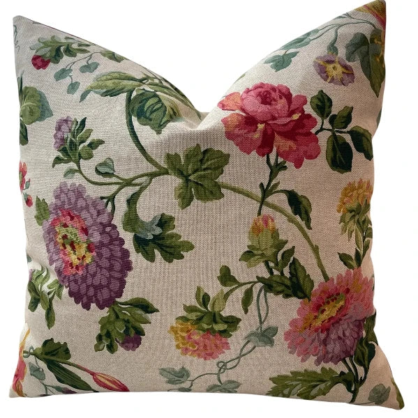 Jane Floral Throw Pillow