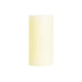 Unscented Pillar Candle in Shell White