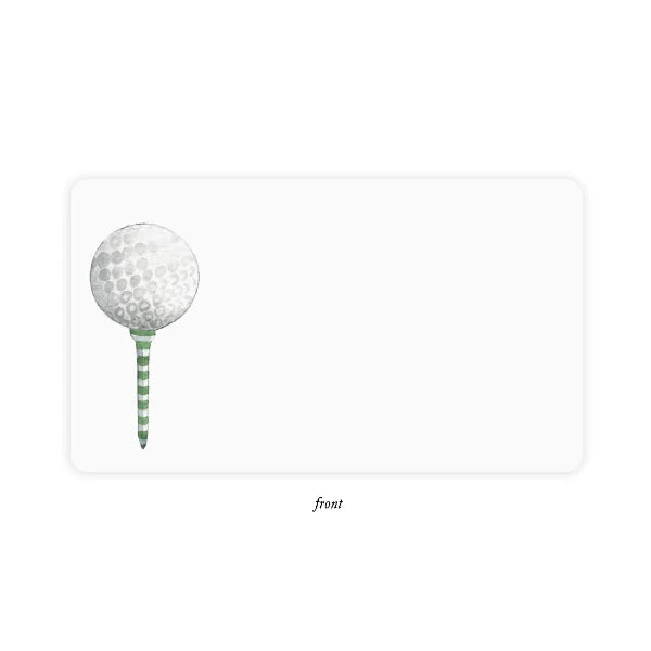 Golf Tee Little Notes