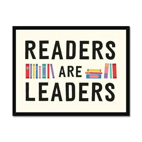 Readers Are Leaders Art Print