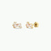 Bunny Enamel Flat Back Earrings