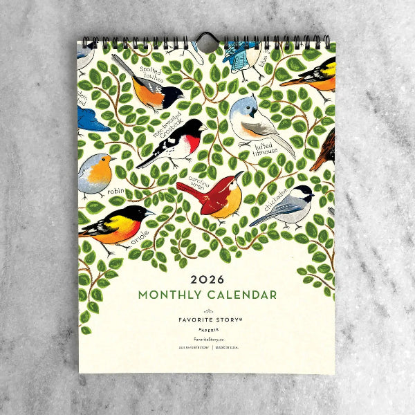 2026 Wall Calendar: Birds