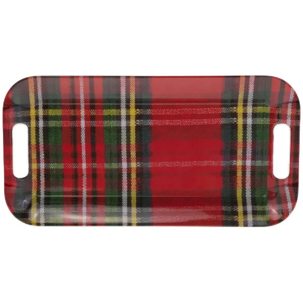 Classic Check Melamine Tray