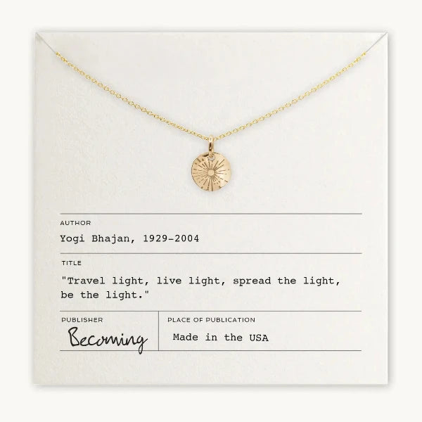 Be The Light Necklace