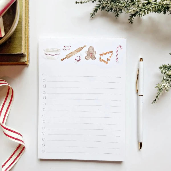 Christmas Checklist Notepad: Sweets