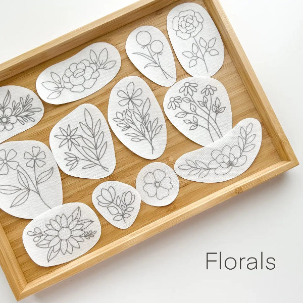 Floral Stick & Stitch Embroidery Patterns