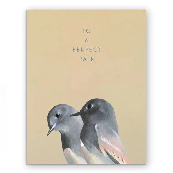 Bird Pair Wedding Card
