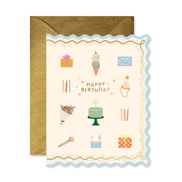 Birthday Icons Card