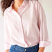 Bronte Relaxed Button Up in Rosewater