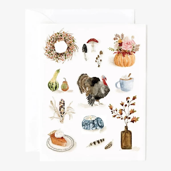 Thanksgiving Notecards Set/8