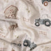 Tractor & Dot Swaddle Set