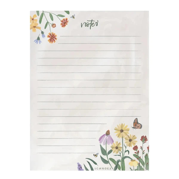 Wildflower Botanicals Floral Notepad