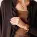 Chelsea Ruffle Kimono in Chocolate