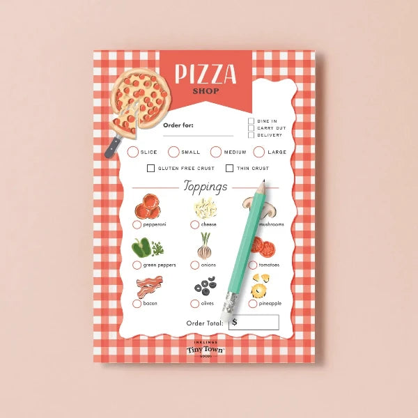 Tiny Town Play Notepad - Pizza Shop