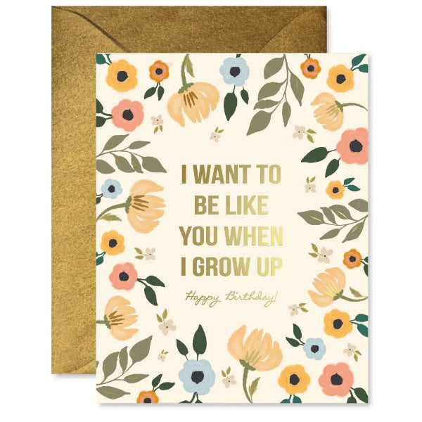 When I Grow Up Birthday Card