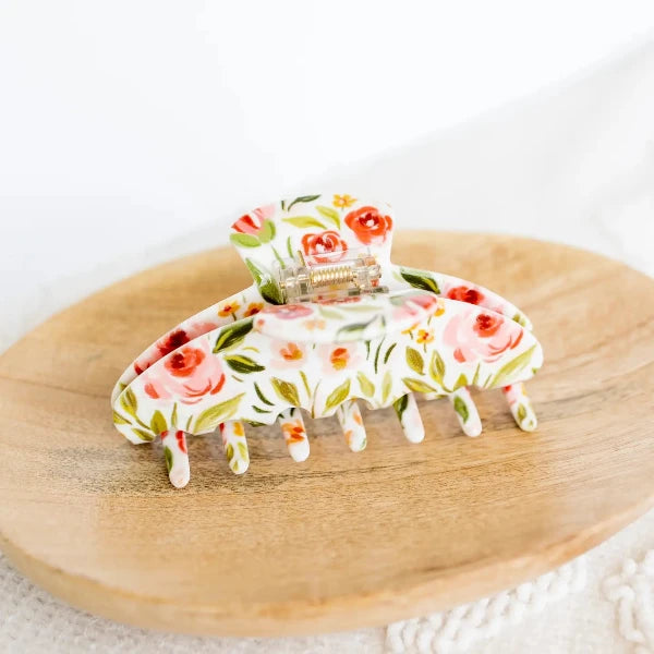 Spring Garden Claw Clip
