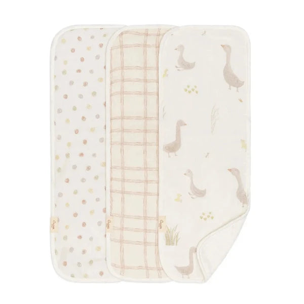 Goose Burp Cloth Set