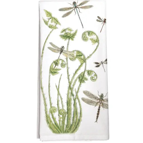 Dragonfly & Ferns Towel