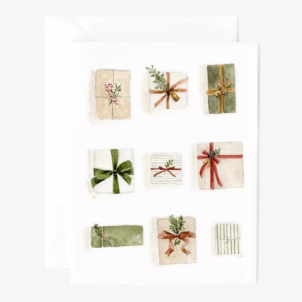 Wrapped Gifts Notecards Set/8