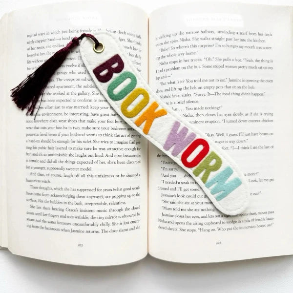 Book Worm Bookmark