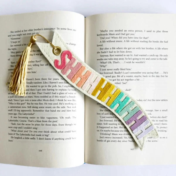 Shh... Rainbow Bookmark