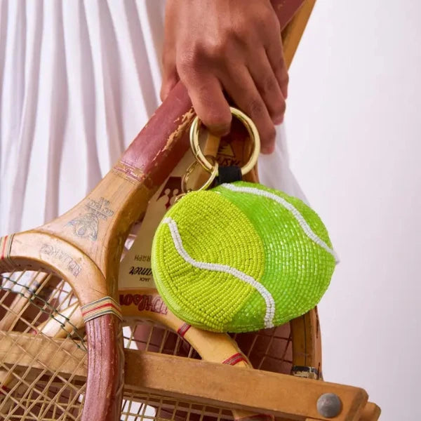 Mary Beaded Tennis Coin Purse