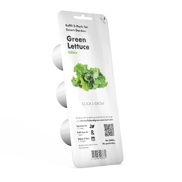 Green Lettuce Plant Pods: 3-pack