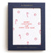 A boxed card set from E. Frances with a navy blue textured frame and a white insert printed with red candy cane and wreath motifs and the text 'Merry Christmas and Happy New Year.