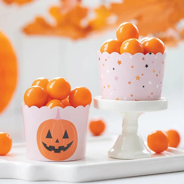 Pink Stars & Jackol Baking Cups