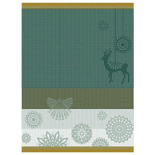 Lumiere d'Etoiles Green Hand Towel