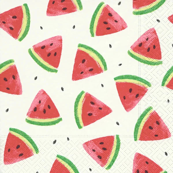 Watermelon Wedges Cocktail Napkins
